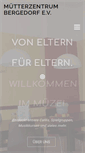Mobile Screenshot of muetterzentrumbergedorf.de
