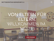 Tablet Screenshot of muetterzentrumbergedorf.de